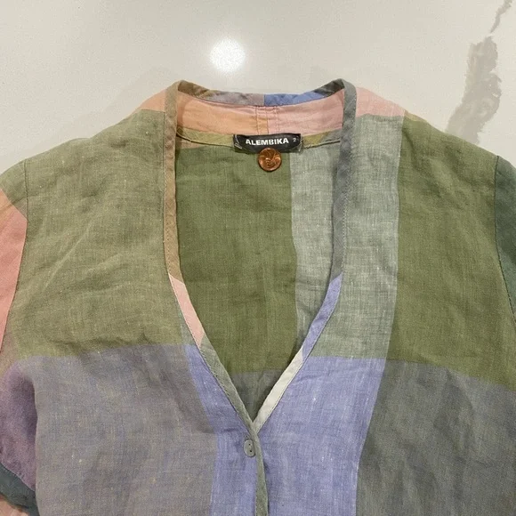 Alembika linen pastel shirt - Picture 3 of 13